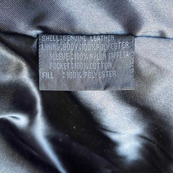 Guess Green Leather Zip Up Jacket Men Size XL - Picture 3 of 9